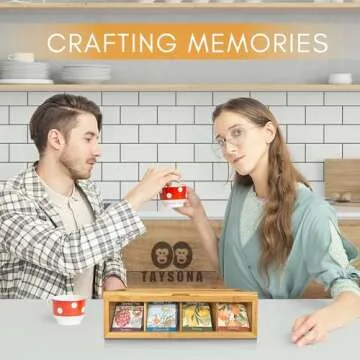 Eco-Friendly Bamboo Tea Organizer - Perfect for Tea Lovers