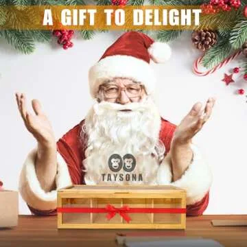 Eco-Friendly Bamboo Tea Organizer - Perfect for Tea Lovers