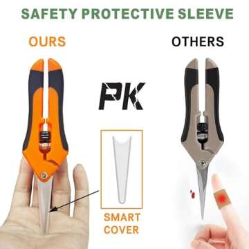 DAMOTEC Hand Pruner， Pruning Shear，Garden clippers, snip scissors, ratchet pruning shears, work ...