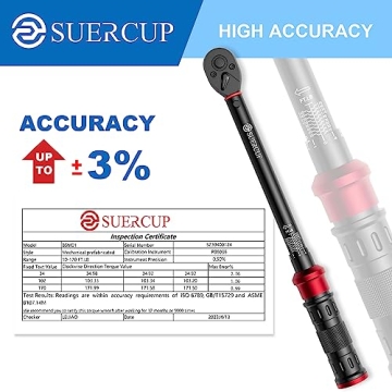 SUERCUP 1/2-inch Drive Torque Wrench for Precision Maintenance