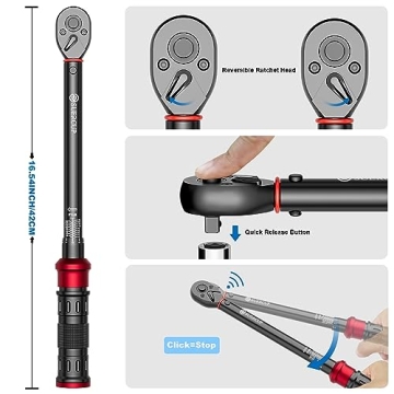 SUERCUP 1/2-inch Drive Torque Wrench for Precision Maintenance