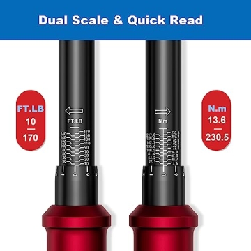 SUERCUP 1/2-inch Drive Torque Wrench for Precision Maintenance