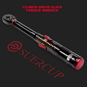 SUERCUP 1/2-inch Drive Torque Wrench for Precision Maintenance