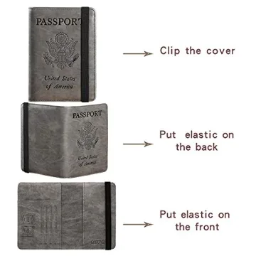 Secure RFID Blocking Travel Passport Holder for All Ages