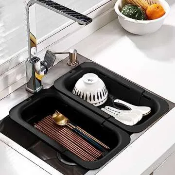 KesaPlan Collapsible Sink Colander Bulk - Versatile Kitchen Essential