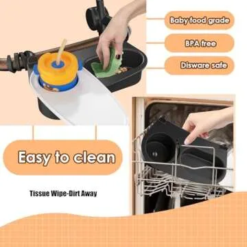 Universal Stroller Snack Tray for Toddlers and Babies