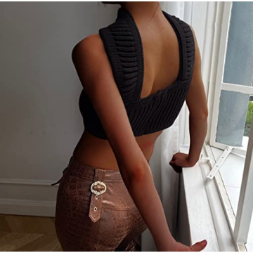 Stylish KMBANGI Strapless Crop Top for Women - Y2K Fashion