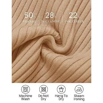 ZESICA Women's Short Sleeve T Shirts Summer V Neck Tops Casual Ribbed Knit Slim Fit Basic Tees,Toffee,Small