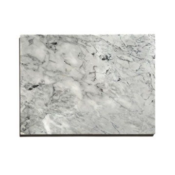 Elegant Premium Non-Stick Marble Pastry Cutting Board with Rubber Feet 15 3/4" x 11 3/4"