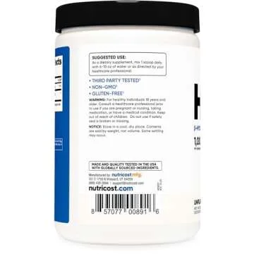Nutricost HMB Powder for Muscle Recovery & Performance Boost