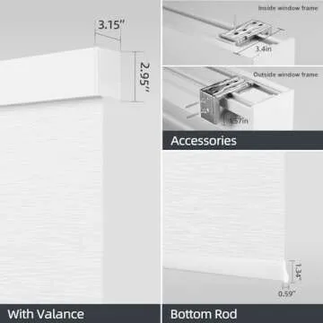 ZSTARR Motorized Blackout Blinds with Smart Control