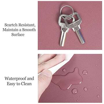 MAYIWO Round Mouse Pad - Non-Slip, Stylish and Functional with Premium Finish