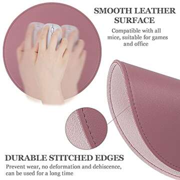 MAYIWO Stylish Round Mouse Pad for Home or Office