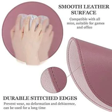 MAYIWO Stylish Round Mouse Pad for Home or Office