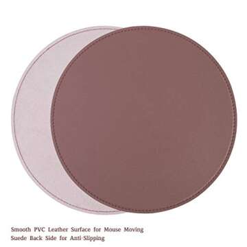 MAYIWO Stylish Round Mouse Pad for Home or Office