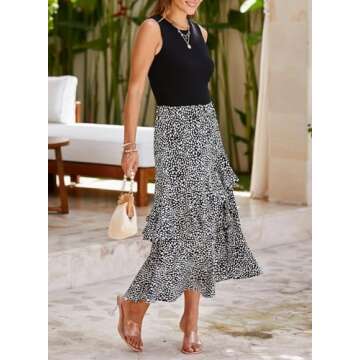 Dokotoo Summer Boho Maxi Dress for Women 2025