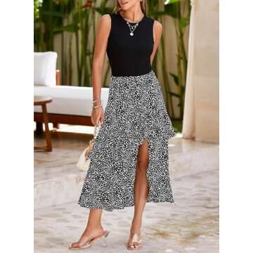 Dokotoo Summer Boho Maxi Dress for Women 2025