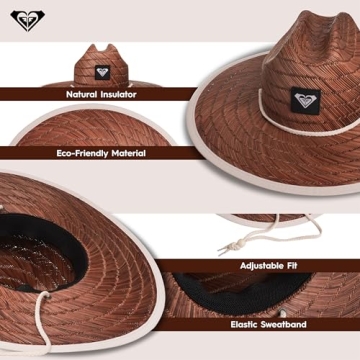 Roxy Women's Tomboy Straw Hat for Summer Adventures