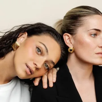 Chunky Gold Vintage Square Earrings for Timeless Elegance