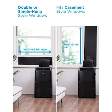 High Efficiency Midea Duo 14,000 BTU Portable AC