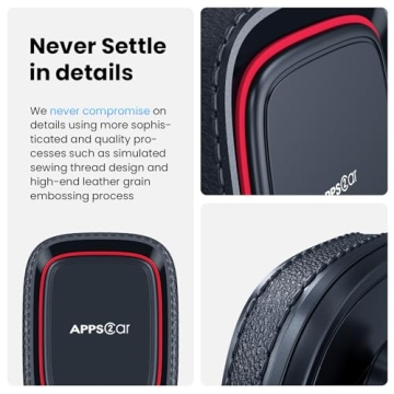 APPS2Car Magnetic Phone Mount with Strong Suction Cup