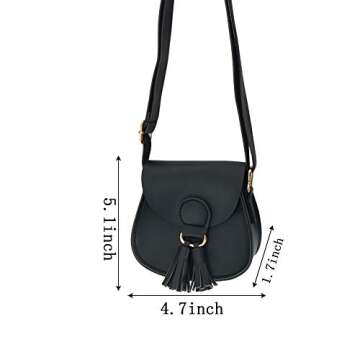 SOTOGO 2 Pieces Little Girls Purses Toddler Crossbody Purse Princess Purses Handbags Cute Girl Walle...