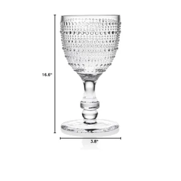 Godinger Lumina 9oz Crystal Goblets - Set of 4
