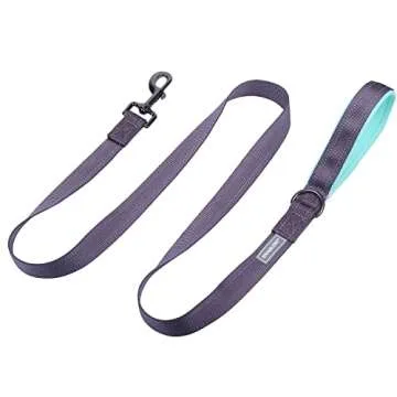 VIVAGLORY Dog Leash with Padded Handle for Safety