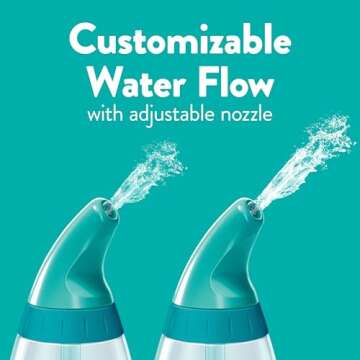 Vicks Sinex Saline Nasal Rinse Starter Kit, Drug Free Saline, Flush Out Mucus and Allergens, Fast & Effective Relief for Everyday Congestion from Sinus & Allergy, 1 Bottle + 30 Refill Packets