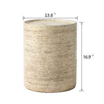 SUNBURY Outdoor Concrete Side Table for Modern Living