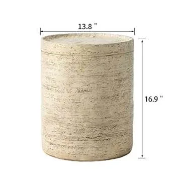 SUNBURY Outdoor Concrete Side Table for Modern Living