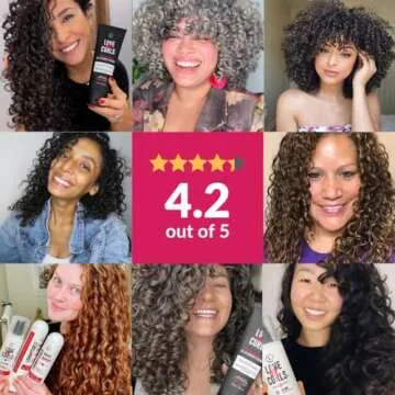 Love Ur Curls - Shampoo, Conditioner, Curly All In One Styler to repair, define and hydrate hair and Irish Sea Moss Gel for touchable hold