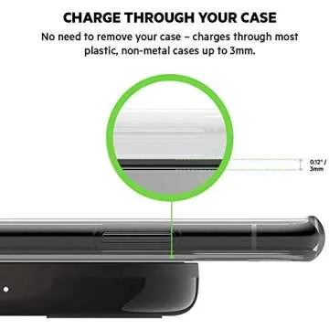 Belkin Quick Charge Wireless Charging Pad - 15W Qi-Certified for iPhone, Samsung Galaxy, Apple Airpods Pro & More - Charge While Listening to Music, Streaming Videos, & Video Calls - Black