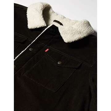 Levi's Men's Corduroy Sherpa Lined Trucker Jacket (Standard and Big & Tall)