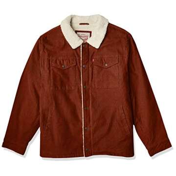 Levi's Men's Corduroy Sherpa Lined Trucker Jacket (Standard and Big & Tall)