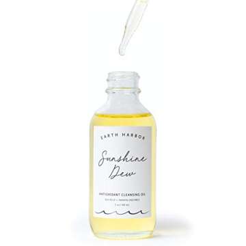 Earth Harbor | SUNSHINE DEW Cleansing Oil - Deep Cleanse & Makeup Remover | Papaya Enzymes and Sea K...