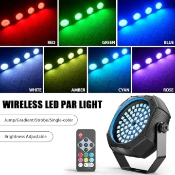 DazzlingStage Rechargeable Strobe Lights for Parties