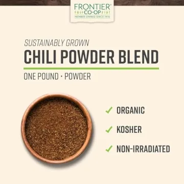 Frontier Co-op Organic Chili Powder Seasoning 1 Pound