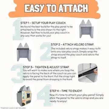 Couch Swag Play Panel for Childrens Foam Sofa Kids Couch (Food Truck)
