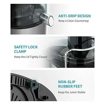 Ultrean Juicer: Powerful, Easy, and BPA Free 800w