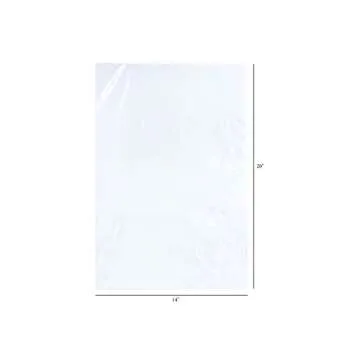 White Tissue Paper 14"x20" 96 Pack, for Gifts, Games, Birthdays, Easter, Mothers Day, Graduations, Gift Wrap, Crafts, DIY Paper Flowers and More…