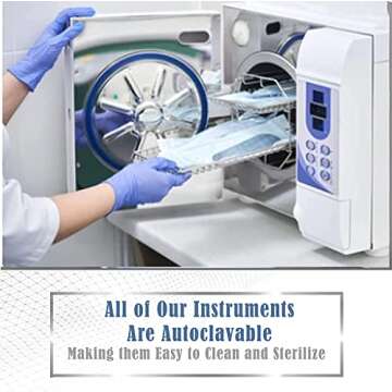 Mosquito Hemostat Locking Forceps 5" Straight with Full Serrated Jaws Ideal for Clamping, Fishing, Firefighters Nurses Doctors + More (Silver)