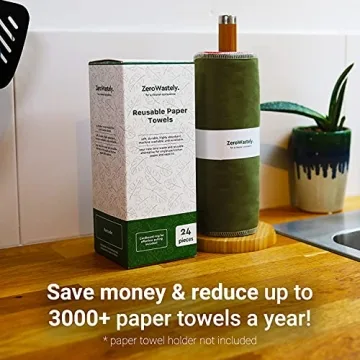 Eco-Friendly Reusable Paper Towels - Value Pack of 24!