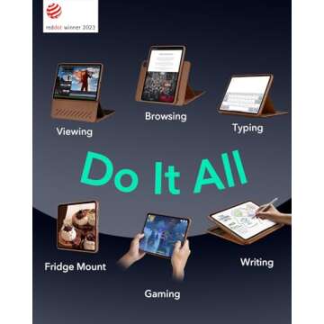 ESR Adjustable iPad Air Case with Magnetic Cover