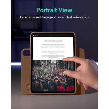 ESR Adjustable iPad Air Case with Magnetic Cover