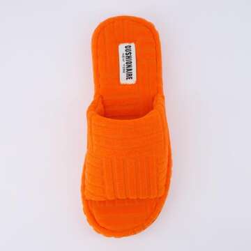 CUSHIONAIRE Women’s RSVP Slipper with Comfort Foam - Stylish & Comfy