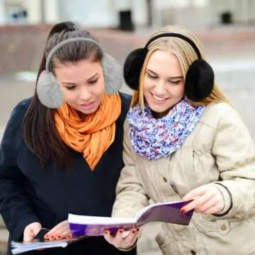 MADHOLLY 2 Pack Upgraded Adjustable Faux Fur Earmuffs- Soft Warm Ear Muffs for Winter Women Men- Ear Covers Ear Warmers for Most Adults (Black & Gray)