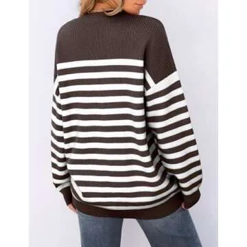TARSE Women's 2024 Fall Oversized Open Front Cardigan - Cozy Knit Wear