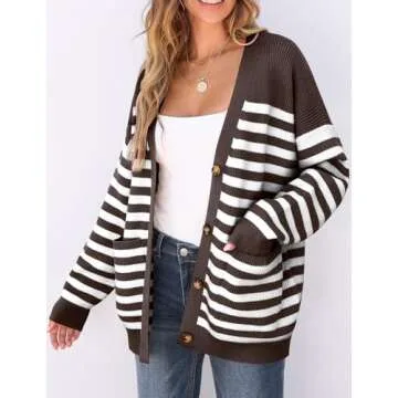 TARSE Women's Chic Cardigan - Cozy Fall Oversized Style