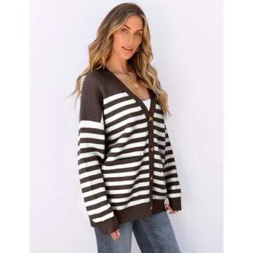 TARSE Women's Chic Cardigan - Cozy Fall Oversized Style